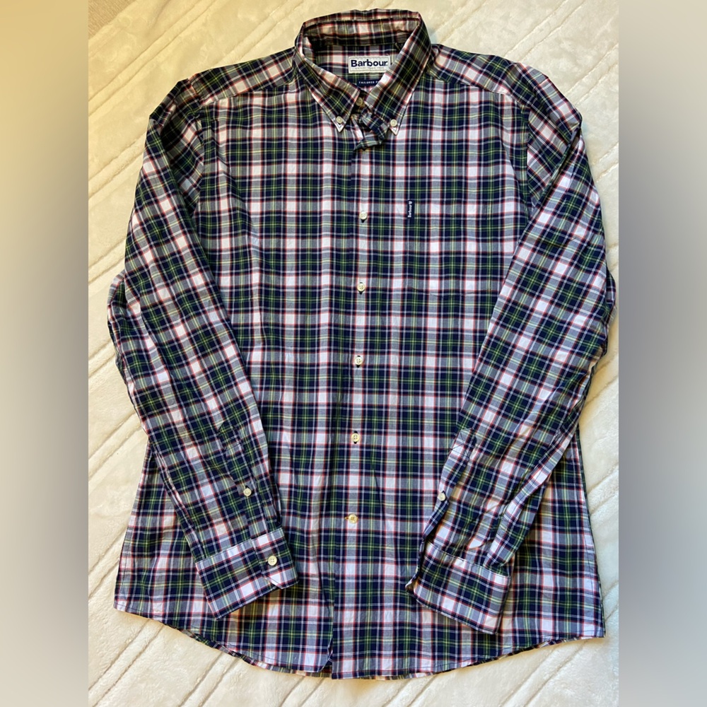 Barbour Tailored Fit Plaid Shirt - Medium